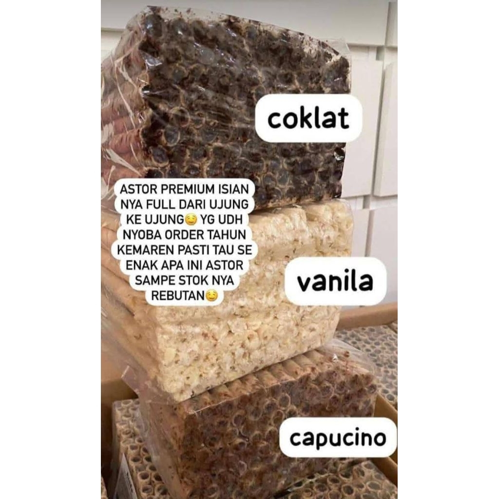 

Siap Kirim Astor Rolla Widico Renyah Cokelat nya Lumer 1kg Ada 3 rasa Cemilan Premium