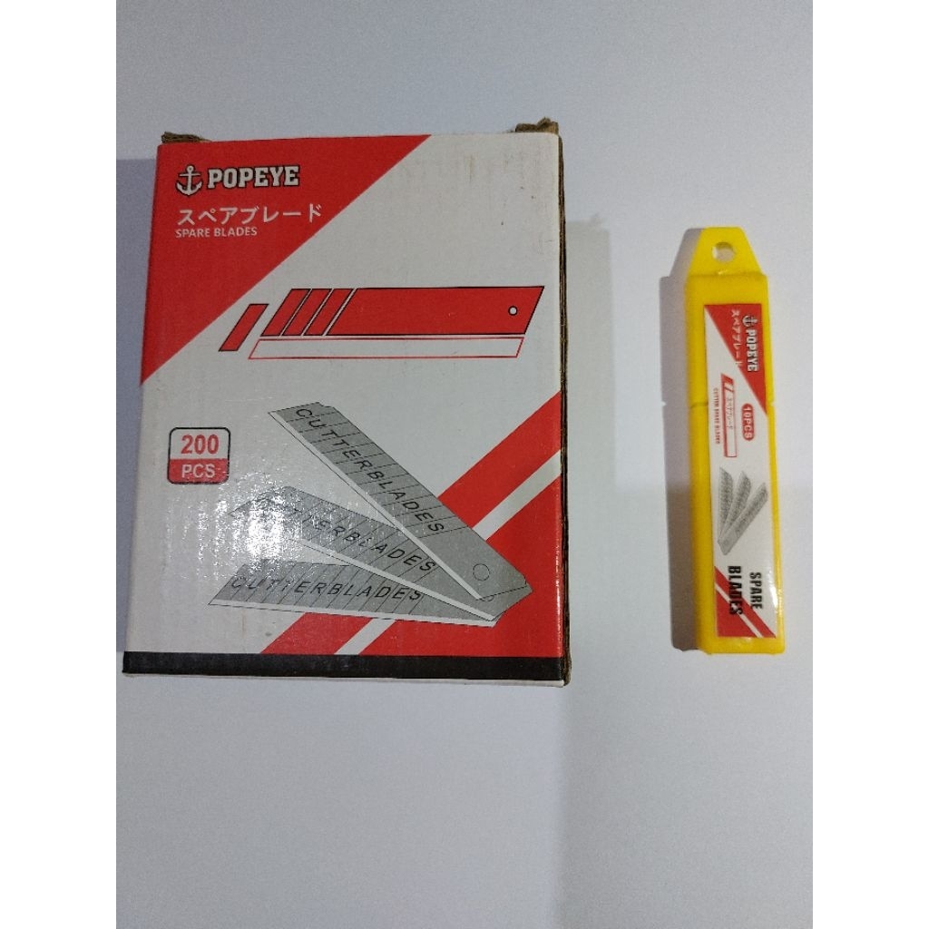 

Isi Pisau Carter Merek Popeye Isi dalam 10pcs/ Cutter Spare Blades Popeye