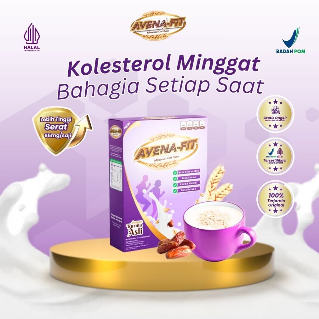 

Avena Fit Original 200 gr - Bantu Menurunkan Kadar Gula dan Kolesterol