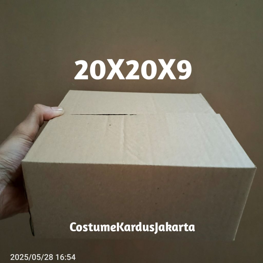

Kardus Packing Polos Ukuran 20 X 20 X 9 - Bahan Baru dan Polos