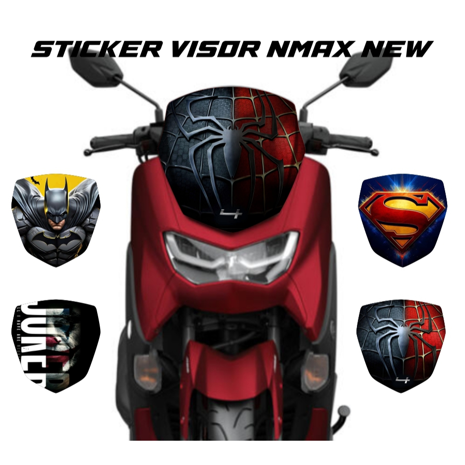 Stiker Decal Visor New Nmax 2020 2021 2022 2023 / Old Nmax (2015-2019) / NMAX TURBO - Spiderman
