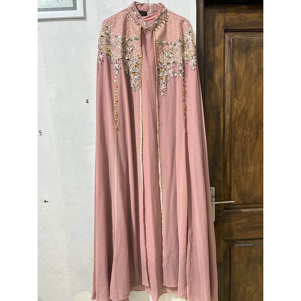 PRELOVED gamis kaftan bordir mewah