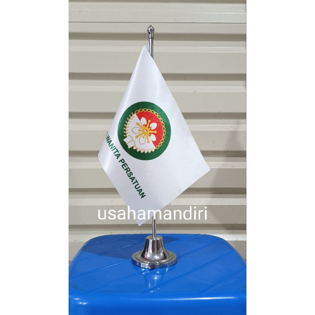 

bendera meja dharma wanita + tiang stainless