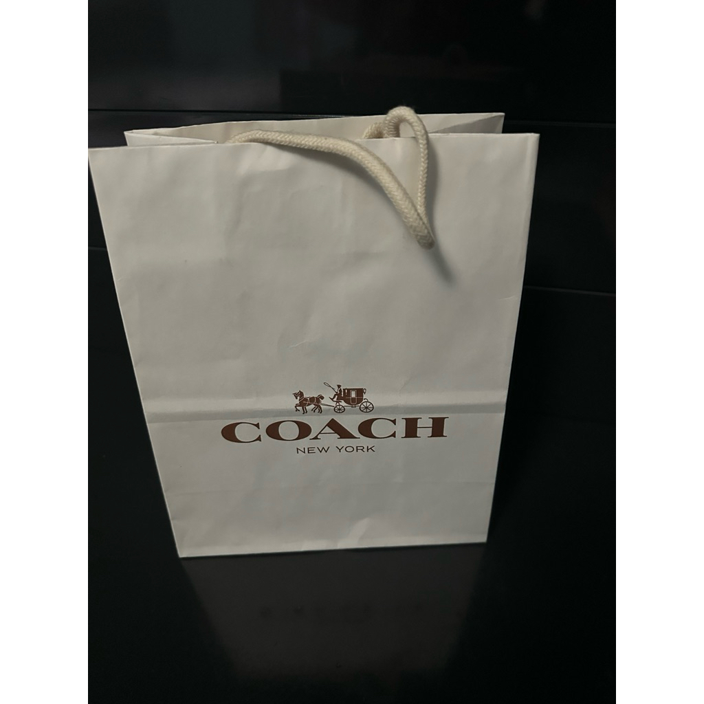 

paperbag coach putih preloved