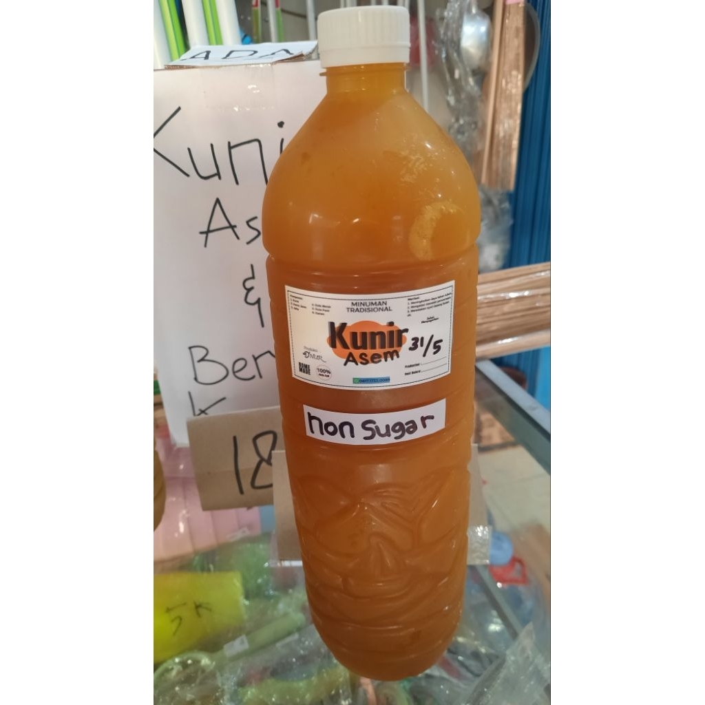 

Jamu Kunir Asem tanpa Gula Pasir 1.5Liter
