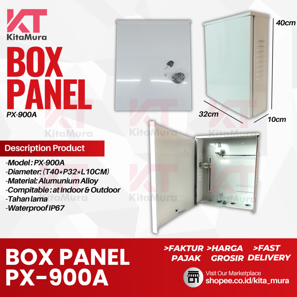 Box Panel Listrik Outdoor/Indoor 9A ,900 Panel Listrik Outdoor