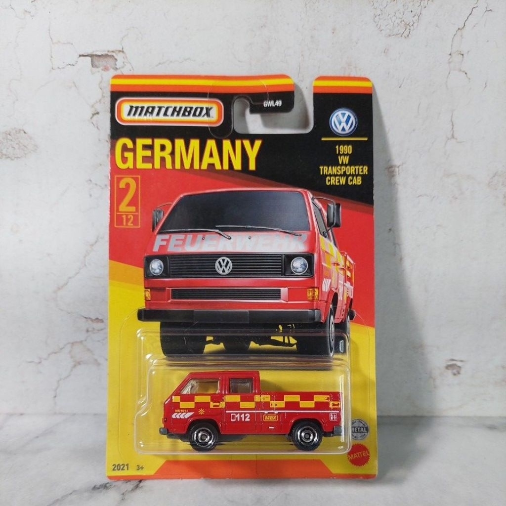 Matchbox 1990 Volkswagen Transporter Crew Cab