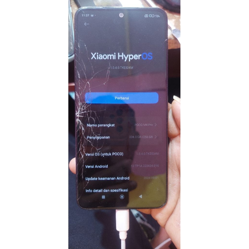 lcd poco m4 pro original copotan