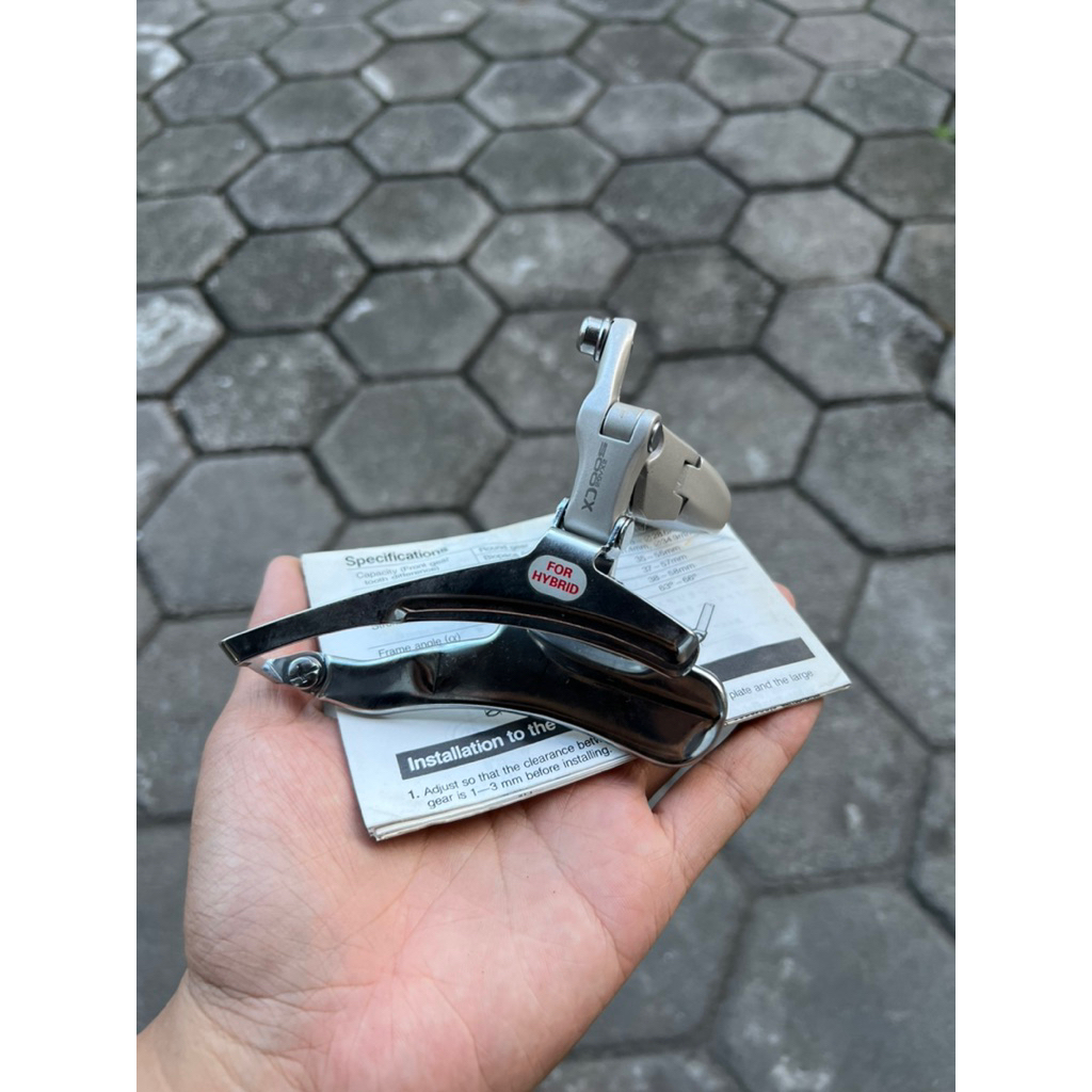 FD SHIMANO TRIPLE EXAGE CLAMP 34.9 JAPAN M500 CX TARIKAN BAWAH 3 SPEED VINTAGE JADUL FRONT DERAILLEU