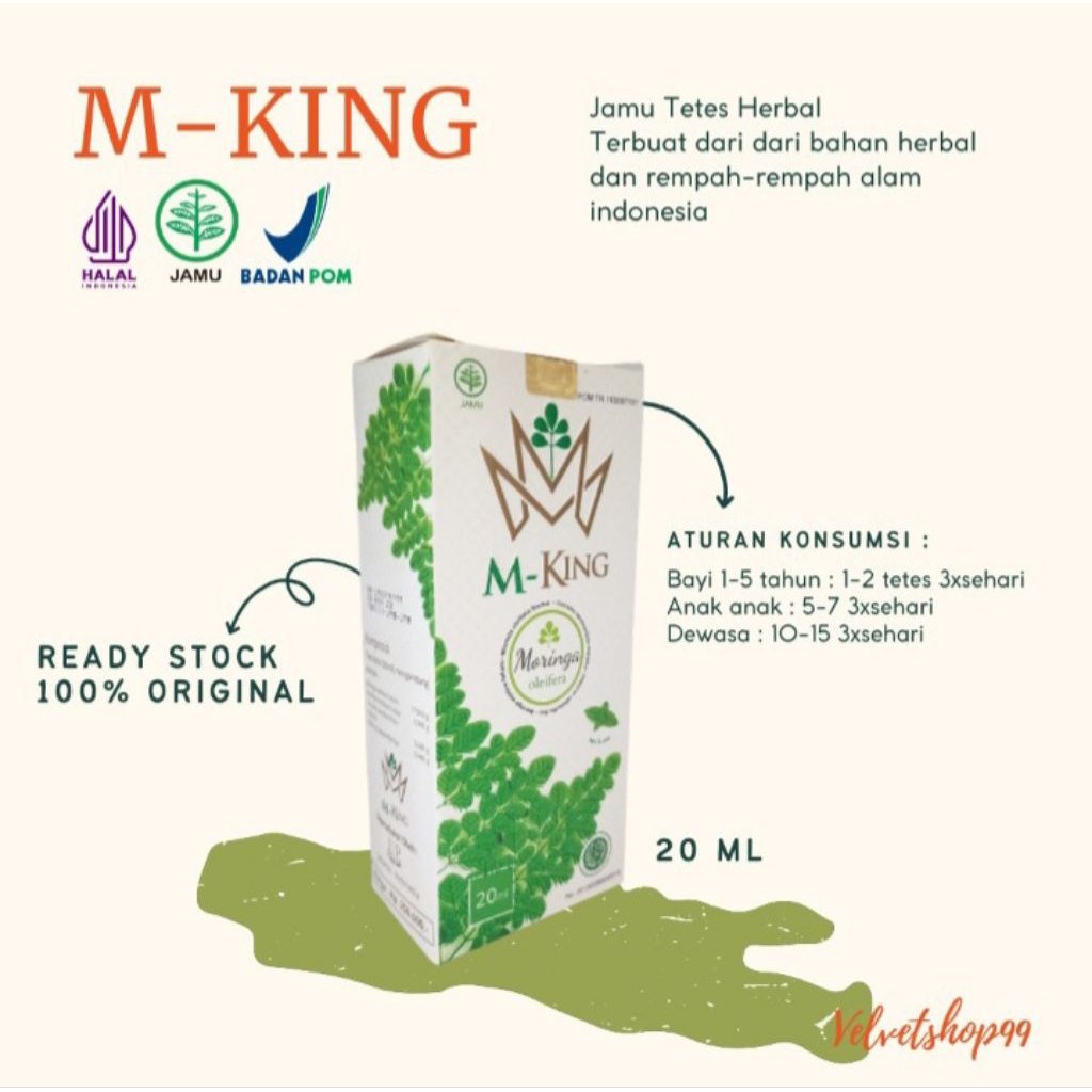 M-King / Moringa King / MKing Jamu Tetes Original / MKING