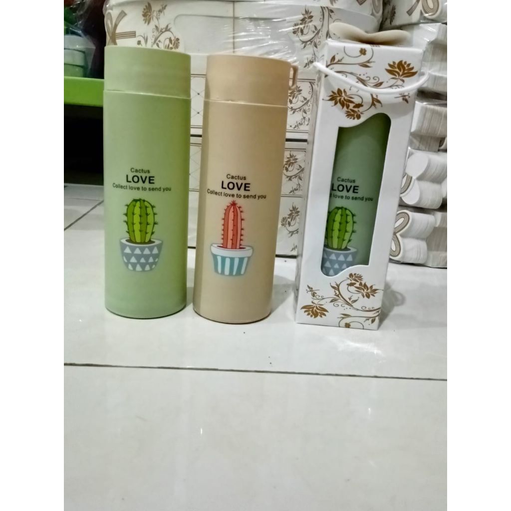 Paper Box / Box Botol Tumbler 420 ml Sudah free tali tentengan