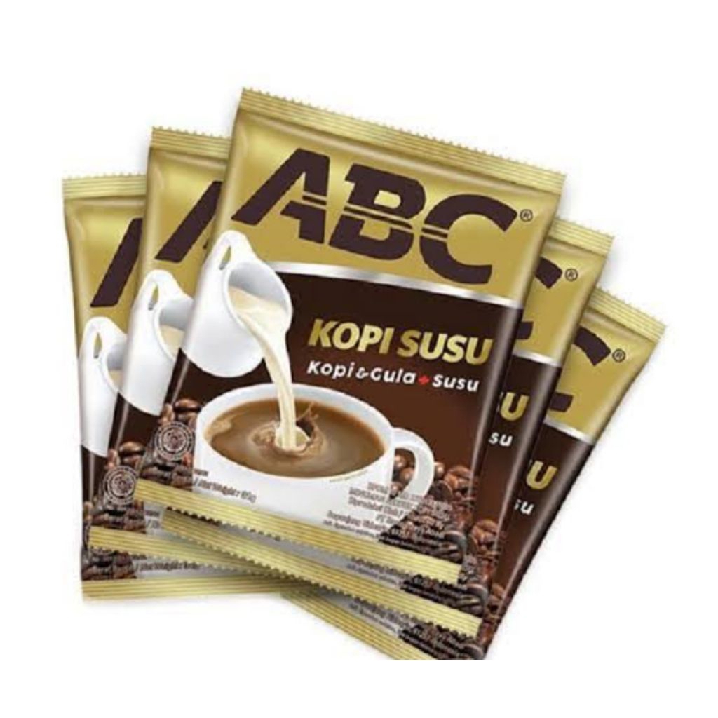 

kopi ABC susu 30g 1 renceng isi 10 sachet