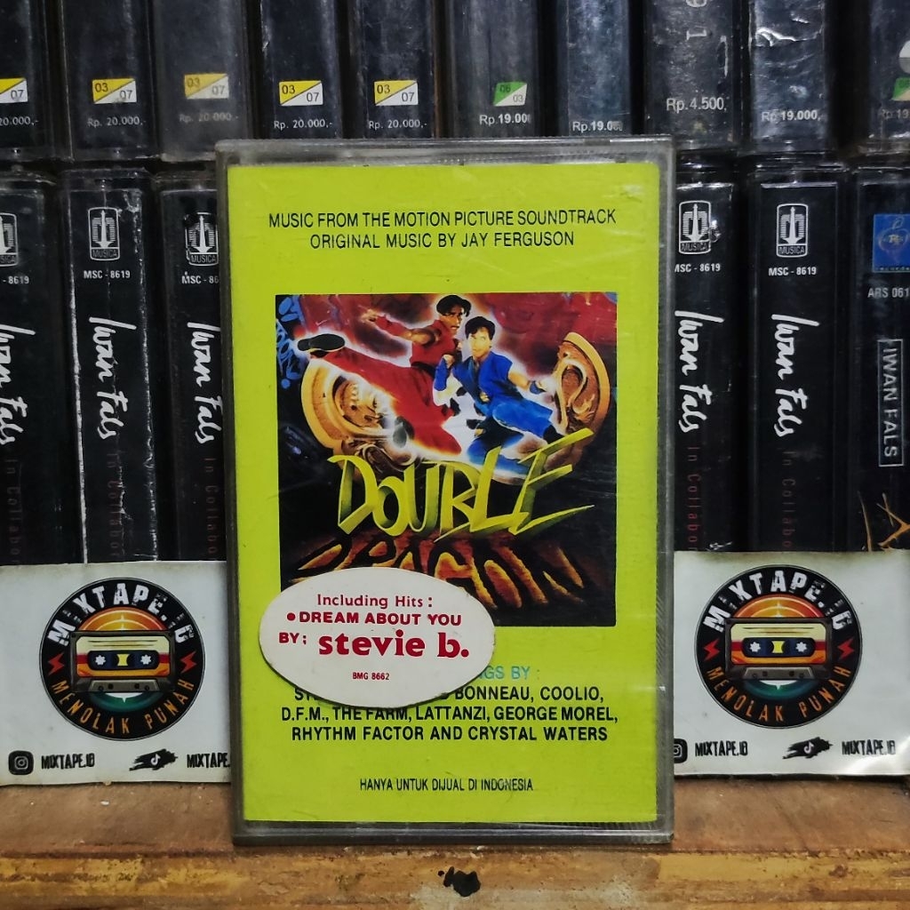 Kaset Pita - Double Dragon - Music From The Motion Picture Soundtrack - Kompilasi Barat - Radio Tape