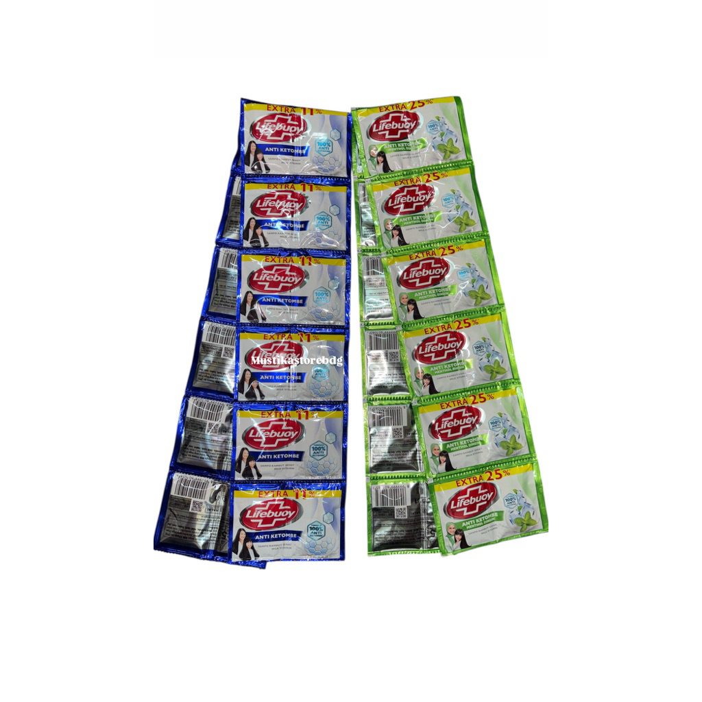 Renceng Shampoo Lifebuoy Isi 12 Sachet