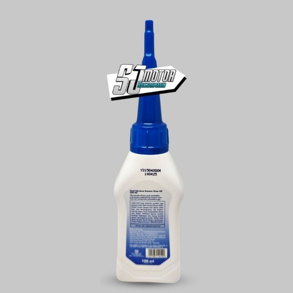 Oli  Gear Gardan Motor Metic Shell 120ml