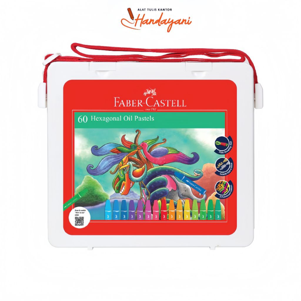 

Faber-Castell Krayon Minyak Hexagonal Oil Pastel 60