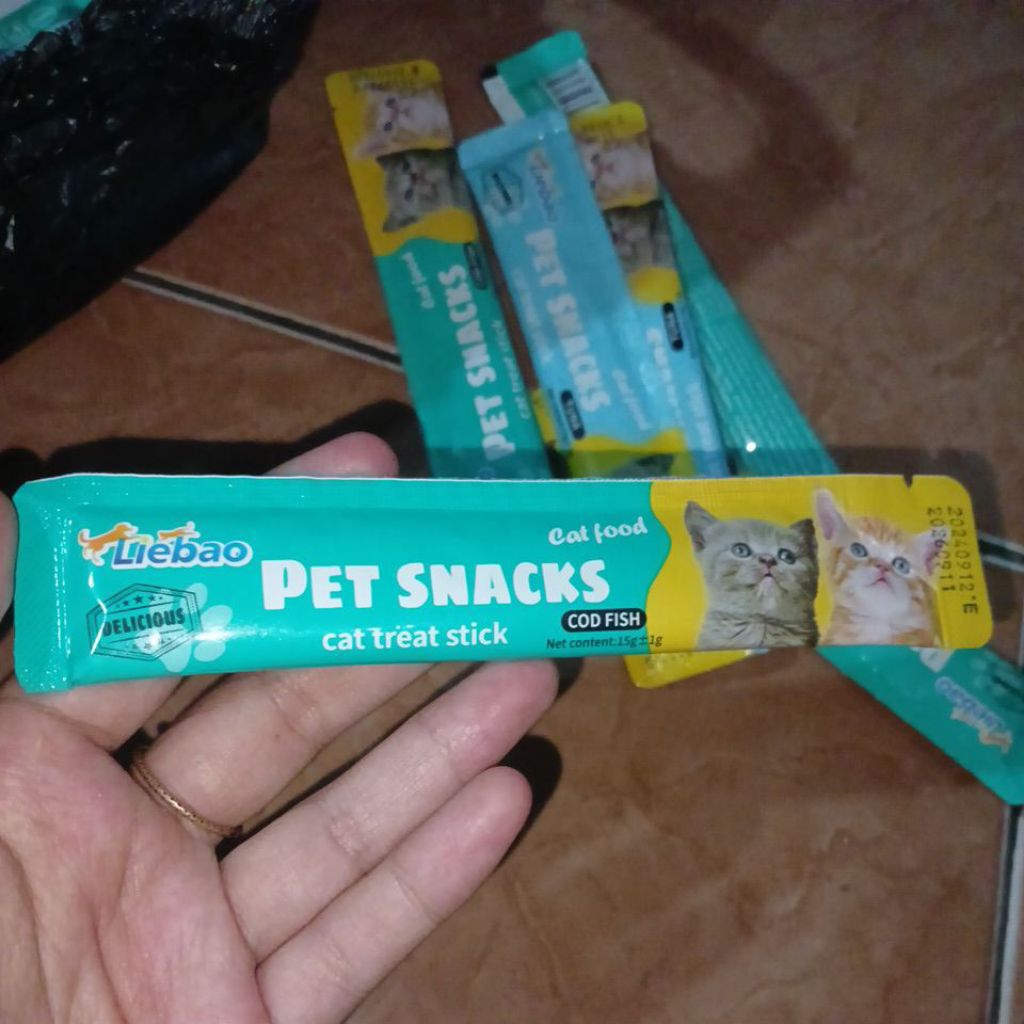 Snack kucing  termurah 2.000/Pcs ,Grosir 1.800/Pcs