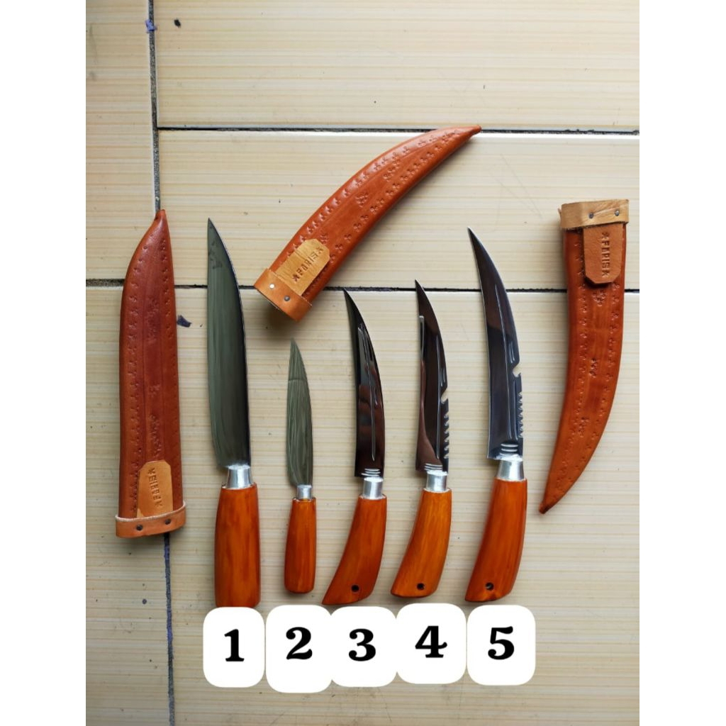 PISAU BAJA PUTIH ANTI KARAT 100% ORIGINAL