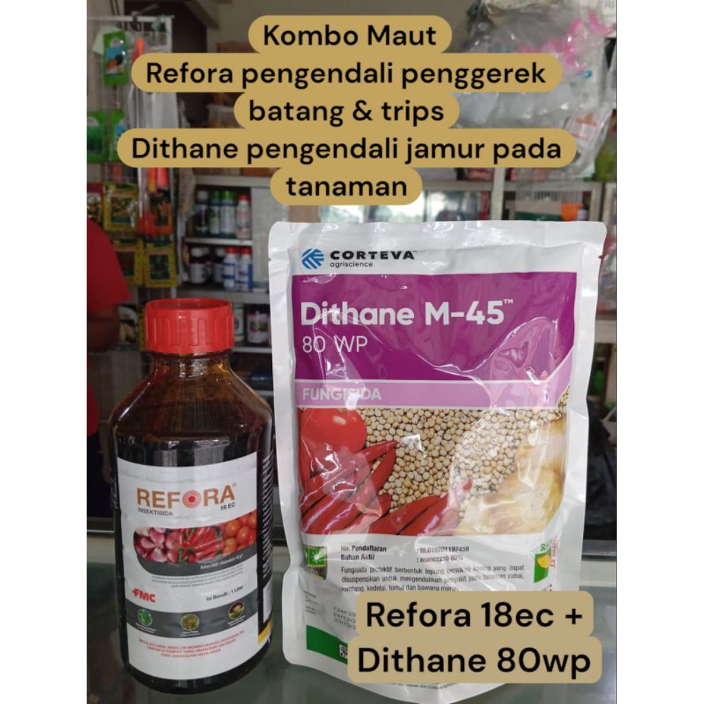Paket Bundling Insektisida Sistemik Refora 18EC 1Liter & Fungisida Dithane M-45 80WP 250gr