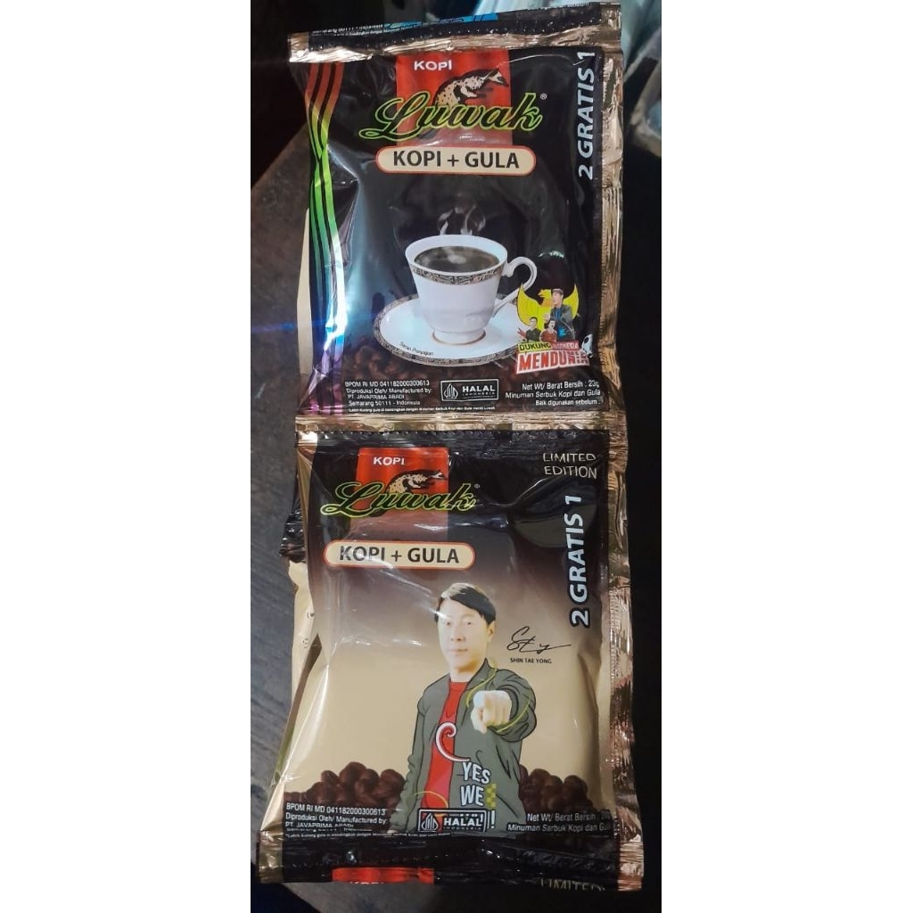 

Kopi Luwak Hitam + Gula renteng