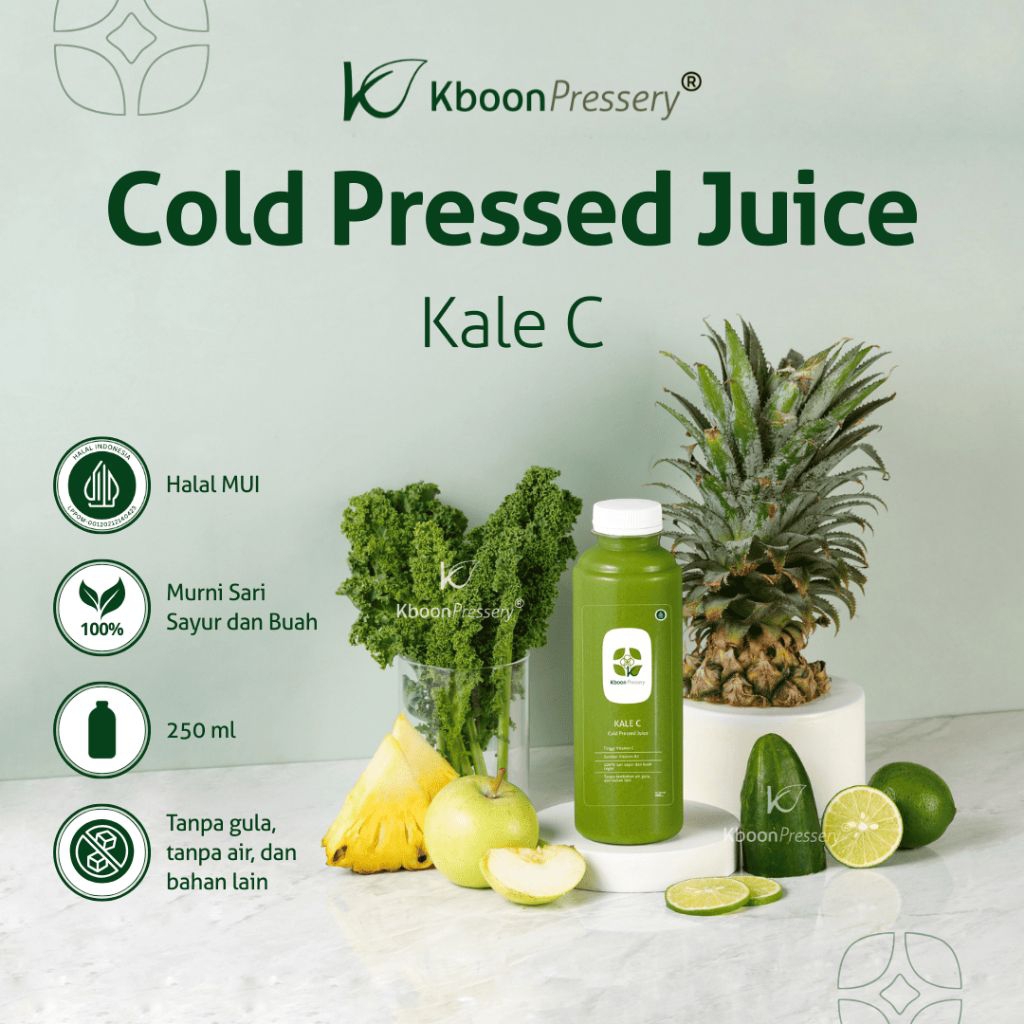 

Cold Pressed Juice Kale C 250ml Kboon