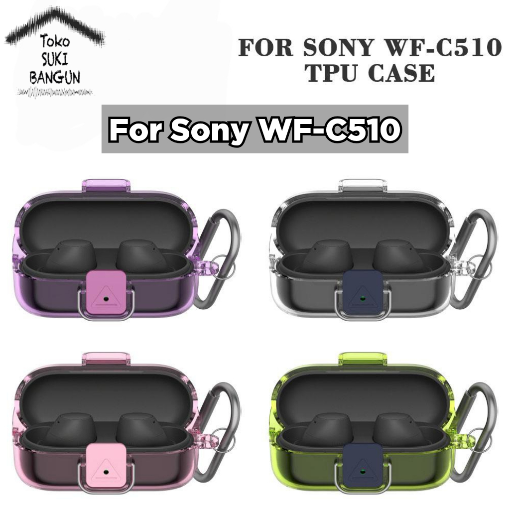 Case Sony WF-C510 SECURE LOCK Casing Cover Pouch Protector WFC510 WF C510