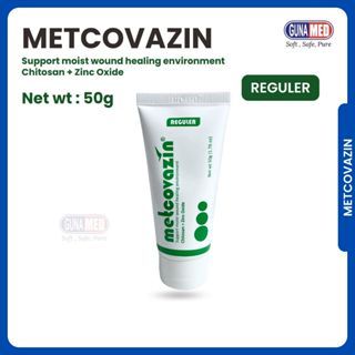 SALEP LUKA METCOVAZIN REGULER 10G - 50G / DENGAN ZINC OXIDE DAN CHITOSAN / SALEP DIABETES