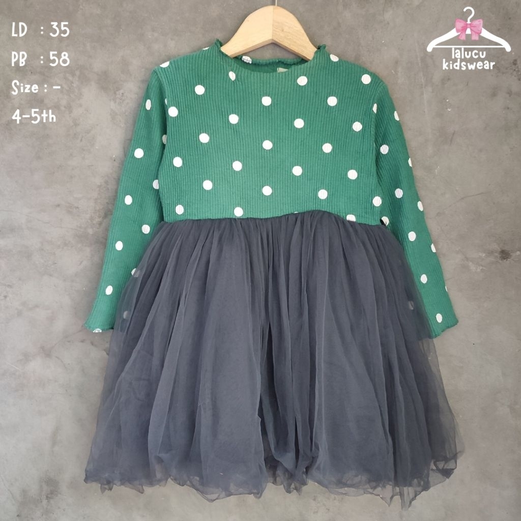 PL / DRESS TUTU ANAK PEREMPUAN 4-5 TAHUN
