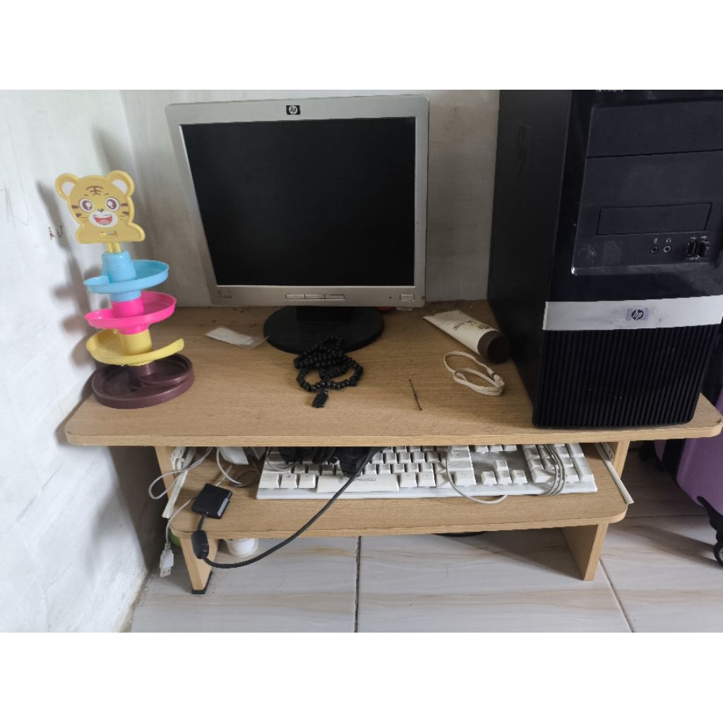 set komputer key mouse monitor cpu Merk HP