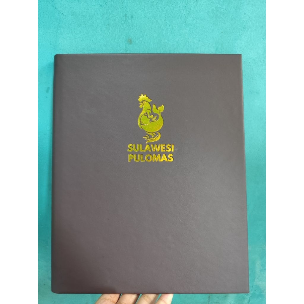 

Buku Menu Resto/ Hotel/Cafe Custom Logo Embos A4