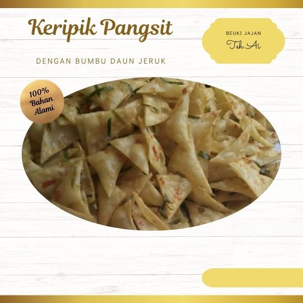 

Keripik Pangsit Keripik Pangsit Daun Jeruk Pedas