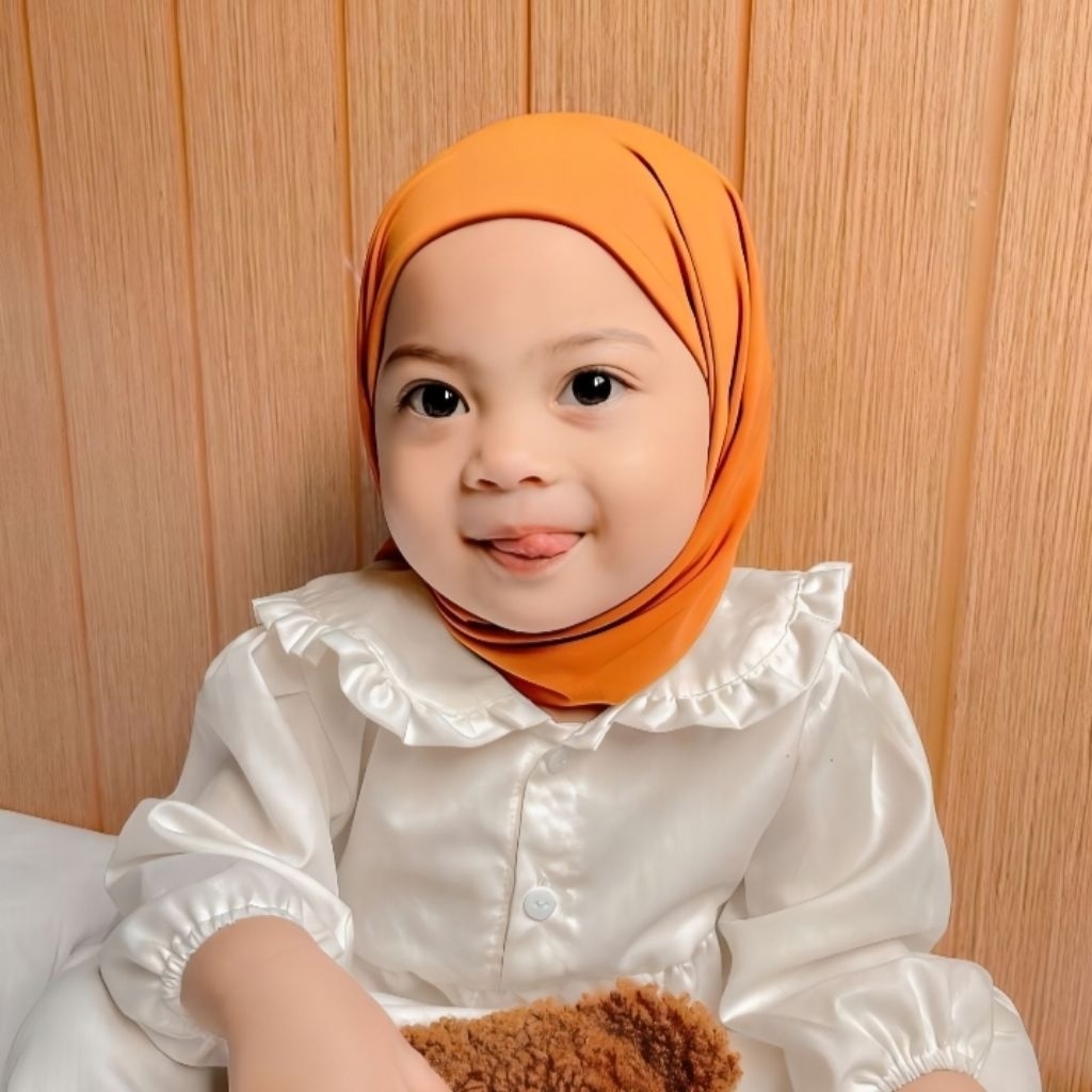 Pashmina Anak / Pashmina Instan / Pashmina Jersey / Jilbab Segitiga Anak / Jilbab Bayi