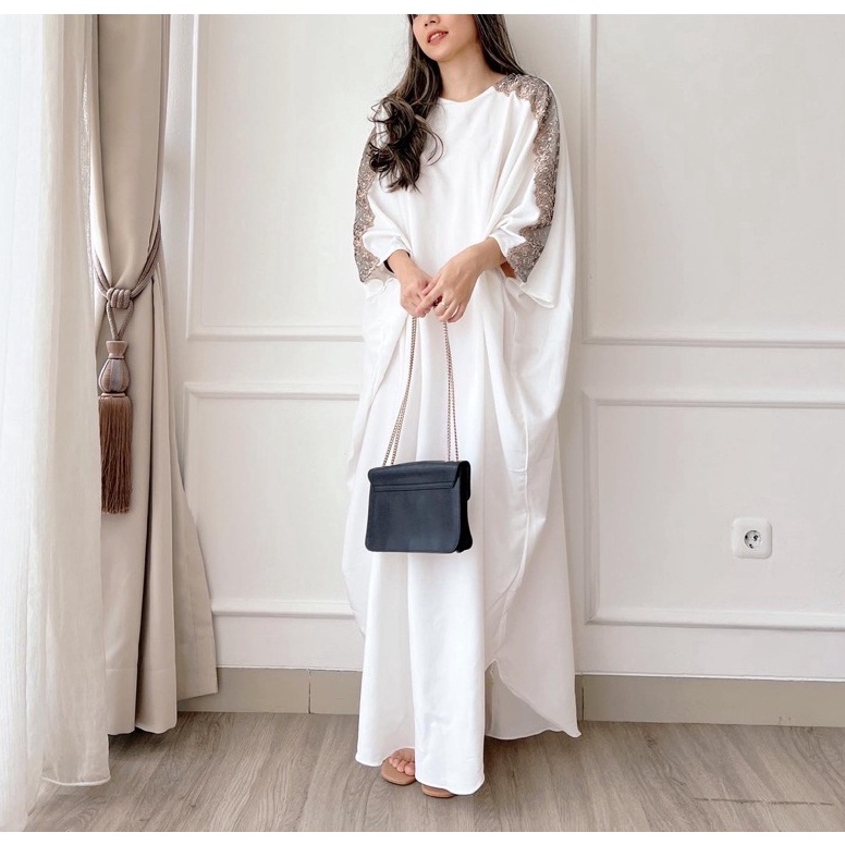 KODE H15K HERFIT long kaftan  kaftan lace  8931