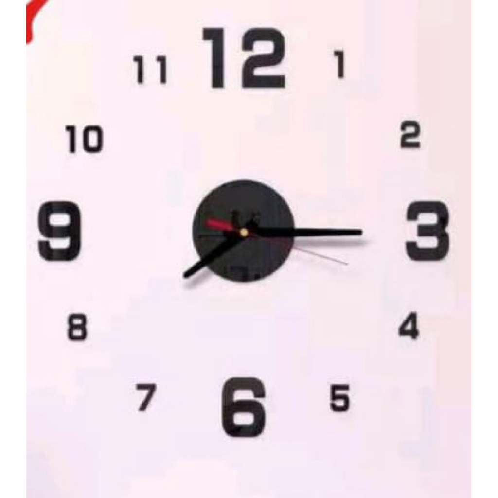 Hiasan Dinding Jam Dinding Jumbo Unik 150cm Hitam Gold Jam Minimalis Jam Dinding Besar Dan Jumbo Jam