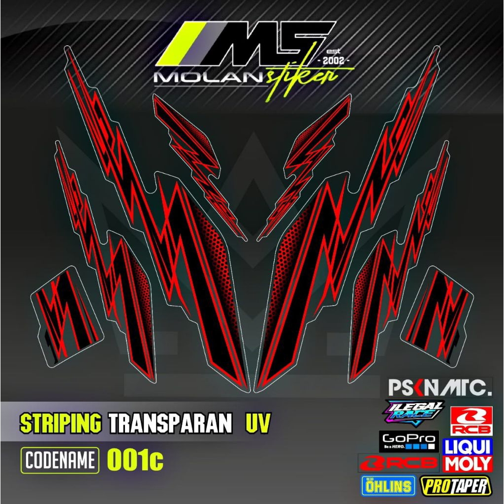 Decal Sticker Striping Variasi Transparan Uv Uwinfly T3 Pro T3s Pro T5 Pro T85 T90 N9 Pro D75 D60 D7