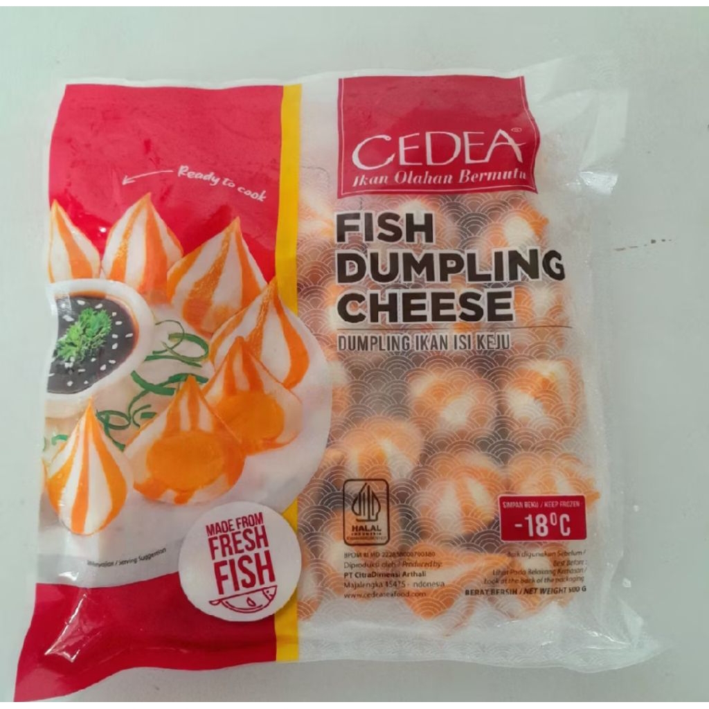 

CEDEA fish dumpling chesee 500gr