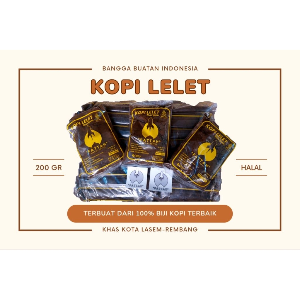

KOPI LELET KHAS LASEM "FattahCoffe
