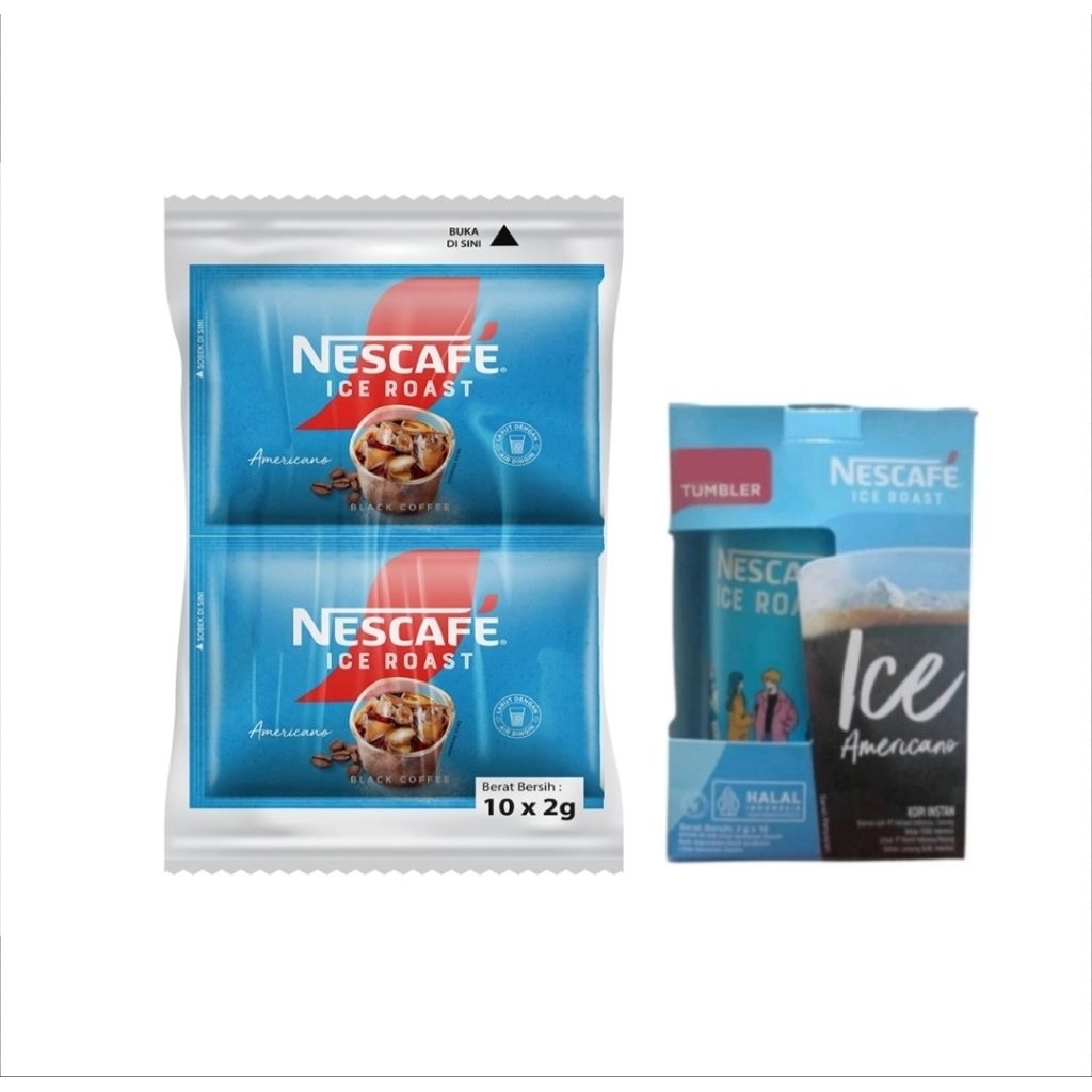 

Nescafe Ice Roast Kopi Instan Americano Bag 100 x 2 g - Gratis Tabler