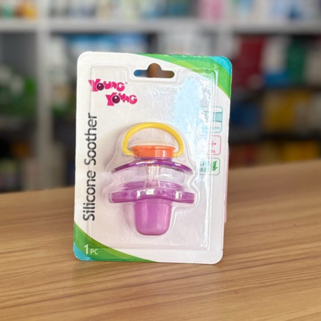 YOUNG YOUNG SILICONE SOOTHER NEW BORN | empeng bayi baru lahir | empeng new born | empeng bayi
