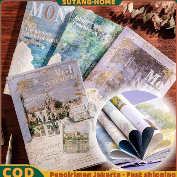 

KODE K89J SUTANGFull Color Buku Diary Nature Pemandangan Korea Vintage Lucu Notebook Buku Catatan Untuk Penutup Magnet Buku Catatan Lukisan Cat Minyak Sastra