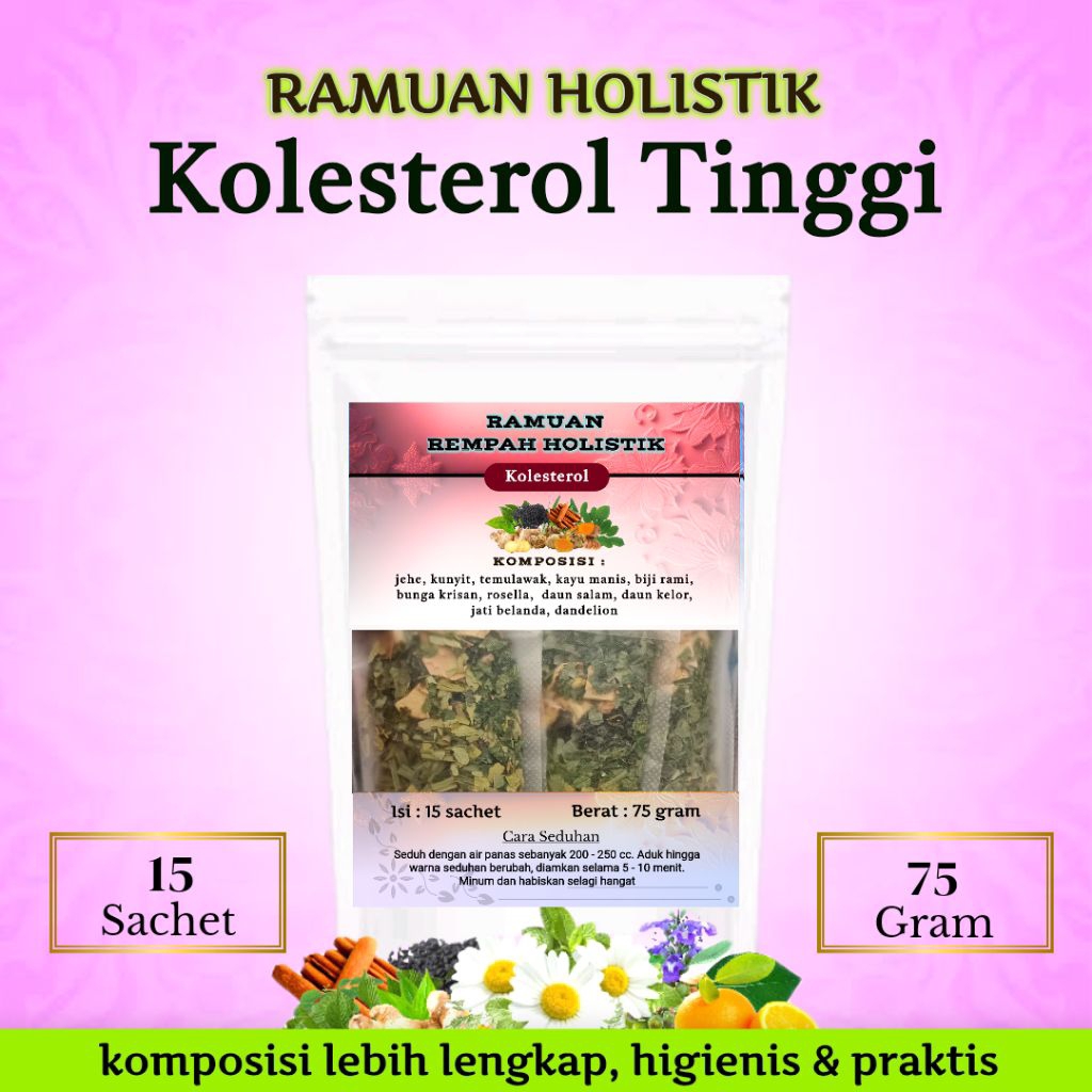 

Ramuan Holistik KOLESTEROL TINGGI & DARAH TINGGI | 15 Teh Herbal Alami | Dandelion, Salam, Biji Rami