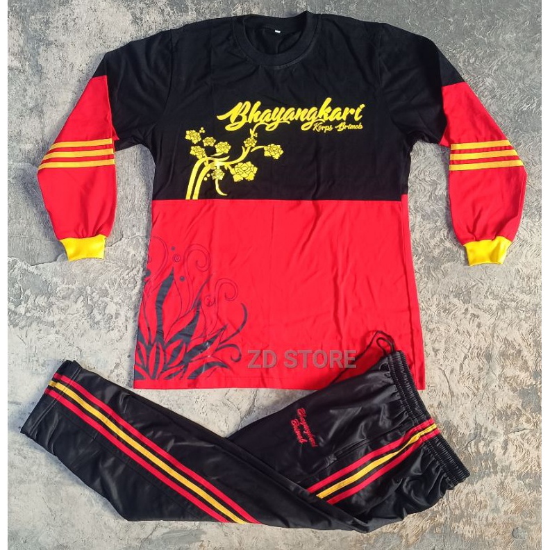 KODE G73P Baju Olahraga Bhayangkari BrimobSETELAN OLAHRAGA BHAYANGKARI BRIMOB