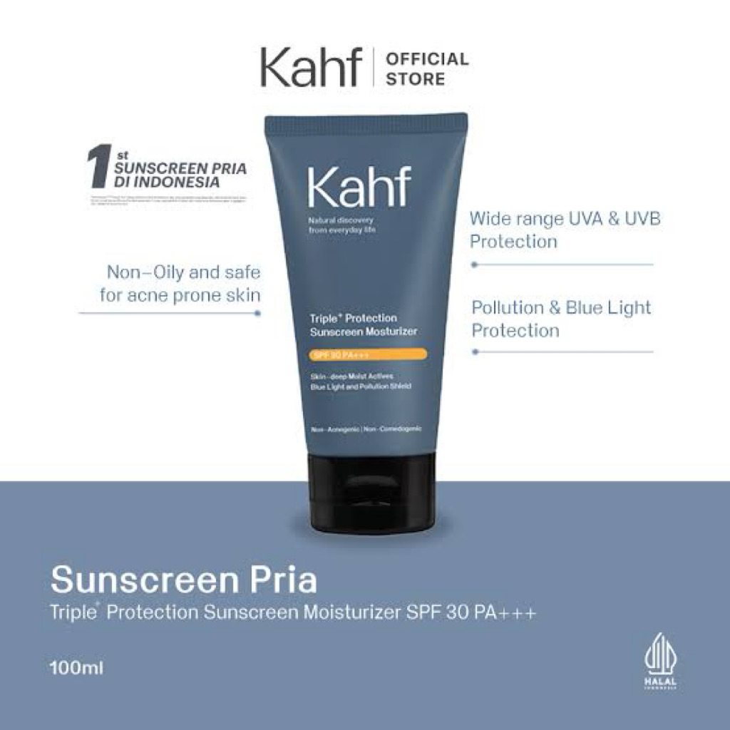 Kahf triple protection sunscreen moisturizer & kahf matte sunscreen stick