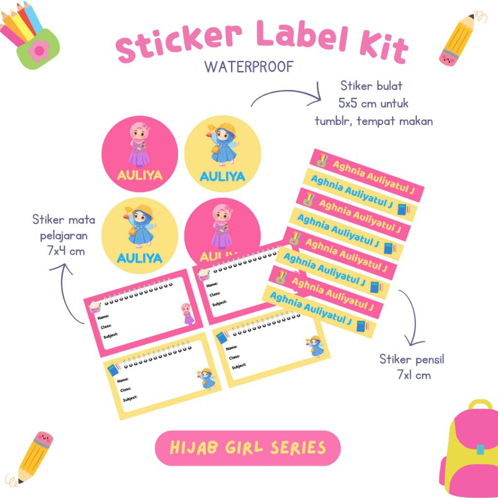 

Stiker Nama/Label Nama