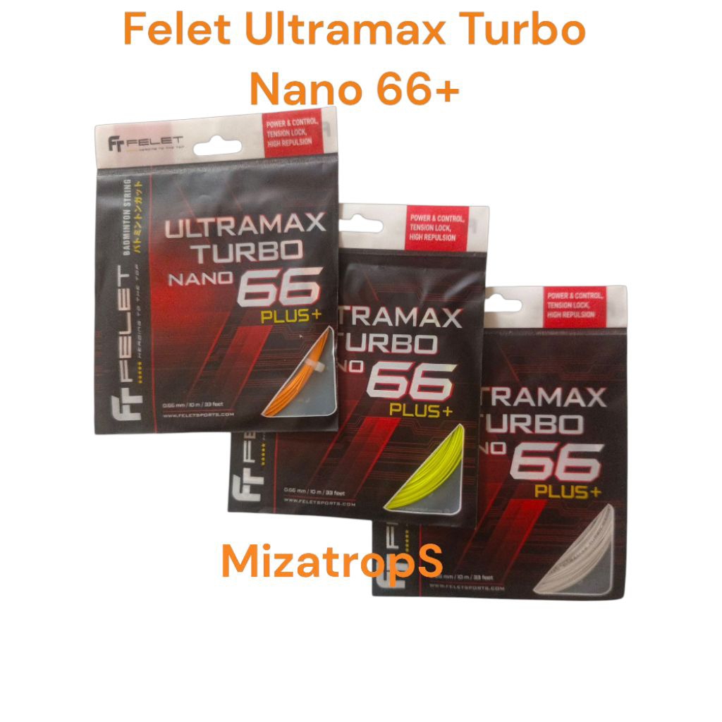 Senar Badminton Felet Ultramax Turbo Nano 66 Plus+