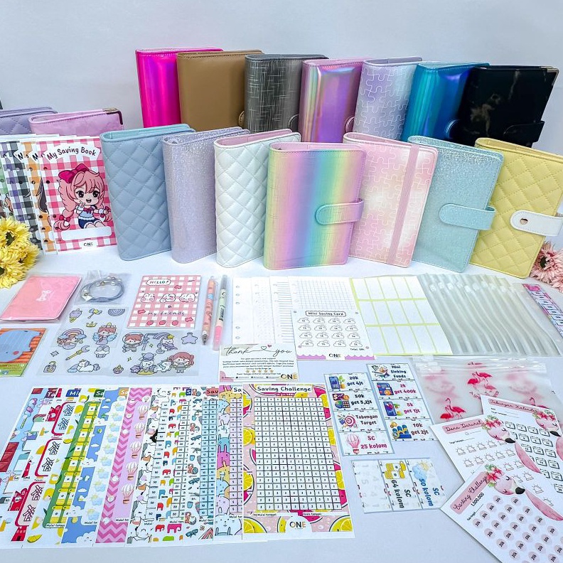 

KODE N5N 1ziplok BINDER SAVING BOOK KULIT ONEPLANNER