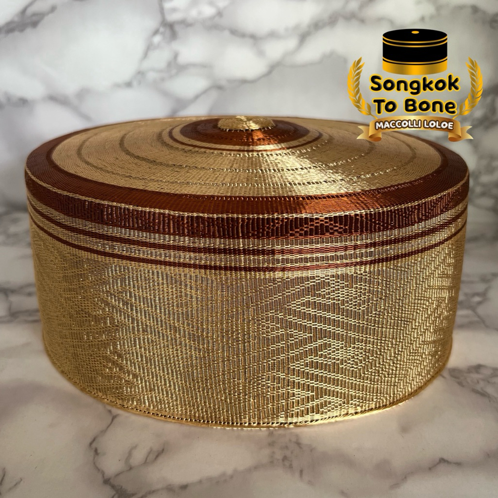 Songkok Recca Tembaga Super Premium - Songkok Bugis - Songkok To Bone