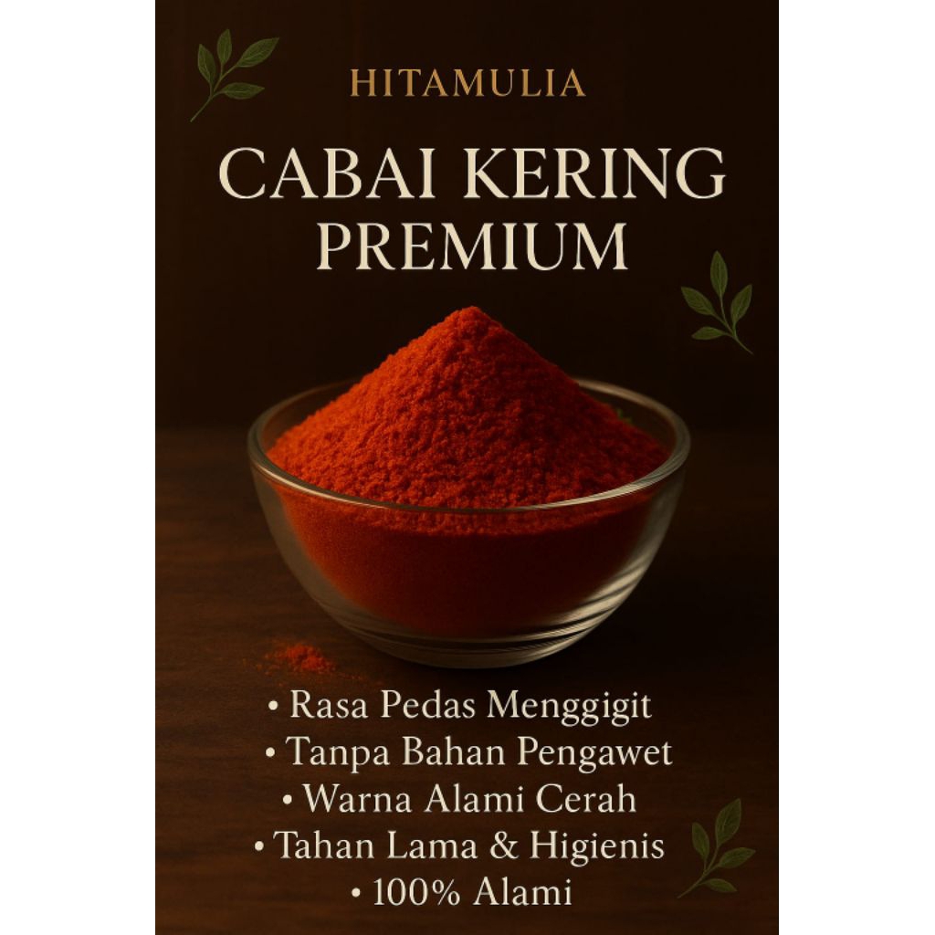 

Chili Oil / Bubuk Cabe Kering Halus Super Pedas 100g / Cabai Kering Pedas