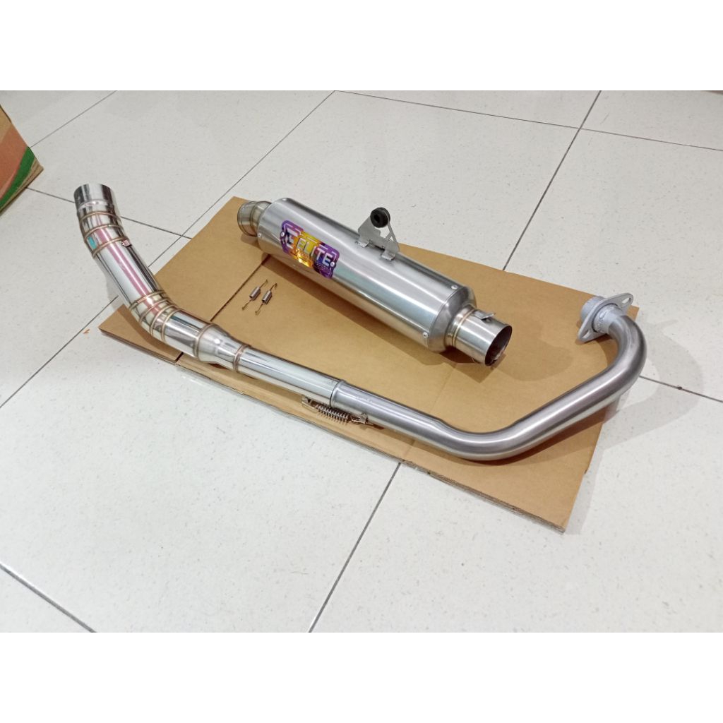 knalpot thunder 125 cs1 Vixion R15 CBR 150 Byson MX model jenong p 30 cm knalpot racing thunder knal