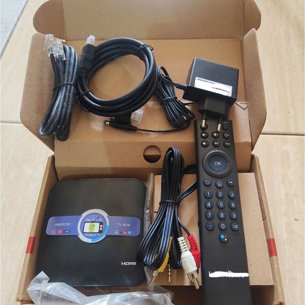 STB Android HG680FJ Smart Tv Baru FullSet Unlock+Root
